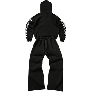 Chándales de moda al por mayor logotipo impreso de cara personalizado para ropa de calle de hombre chándal de alta exigencia para invierno transpirable personalizado - Product Image 2