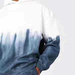 Chándal teñido con lazo antiarrugas para hombre, transpirable, cómodo, con capucha, con el mejor servicio OEM de fabricación, chándal teñido con lazo - Product Image 3