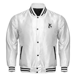 Veste en satin OEM ODM de haute qualité, vêtements d'extérieur tendance pour hommes, veste en satin en tissu de soie lisse, vêtements décontractés élégants, veste en satin - Product Image 1