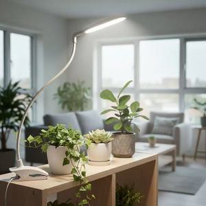 Lampe de culture pour plantes à spectre complet avec clip + base et col de cygne flexible - Product Image 1