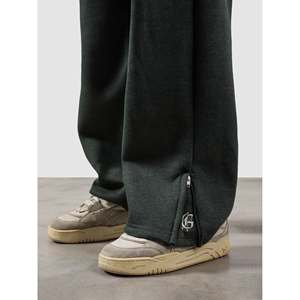 กางเกงยุทธวิธีผ้าฝ้าย 100% ทรงตรง ลายชิโน่ สีเขียวเฮเธอร์ พร้อมโลโก้แบบกำหนดเอง ไซส์ XL และ 6XL - Product Image 1