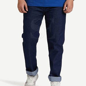 Jeans coupe droite respirants et décontractés de qualité supérieure pour hommes/2025 vente en gros de jeans décontractés et confortables pour hommes - Product Image 4