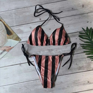 Femmes Sexy Beachwear Halter String Peau De Serpent Impression Adulte Micro One Piece Bikinis 7056 Ronpex - Product Image 5