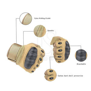 Qualité supérieure Meilleur prix Gants tactiques en cuir à design personnalisé Gants tactiques en cuir confortables - Product Image 3