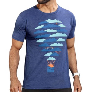 Camiseta con estampado gráfico hecho a medida para hombre Estilo único Cómodo y transpirable 100% algodón Hecho en Pakistán - Product Image 2