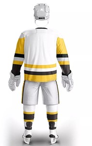 Uniforme deportivo de poliéster para equipos, conjunto de ropa deportiva para equipos de hockey sobre hielo, nuevo estilo, con OEM - Product Image 6