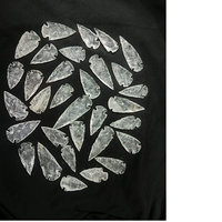 Puntas de flecha de cristal de cuarzo personalizadas hechas a mano, ideales para diseñadores de joyas para reventa, adecuadas para usar como colgantes
