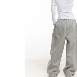 <b>Women</b> Wholesale Oversized Sweatpants Cotton Fleece Loose Fit Joggers Comfortable Casual Streetwear <b>Pants</b> Soft Warm <b>Lounge</b> Wear - Product Image 3