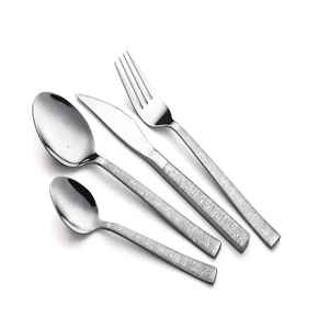 Unique Silver Stainless Steel Flatware Cutlery Set Includes <b>Steak</b> <b>Knives</b> Fork Spoon-for Parties Set Wholesale Price Cutlery Set - Product Image 3