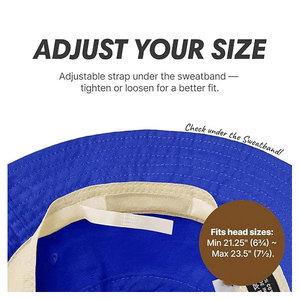 หมวกบักเก็ตหมวกน้ำหนักเบาออกแบบโลโก้ตามสั่ง - Product Image 4