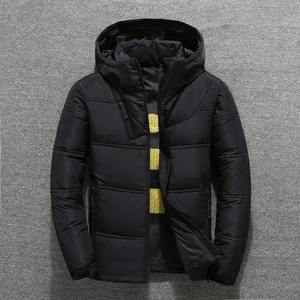 Nueva Chaqueta de Invierno Acolchada para Hombre y Mujer, Estilo Urbano, con Capucha y Cuello Alto, 100% Nailon, Impermeable, Transpirable, con Logotipo Frontal - Product Image 1