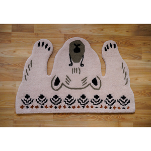 Tapis moderne en laine touffeté Tapis antidérapant imprimé animal Cuisine Salon Salle de bain Hôtel Prix réduit pour adolescents Vente en gros Coton - Product Image 5