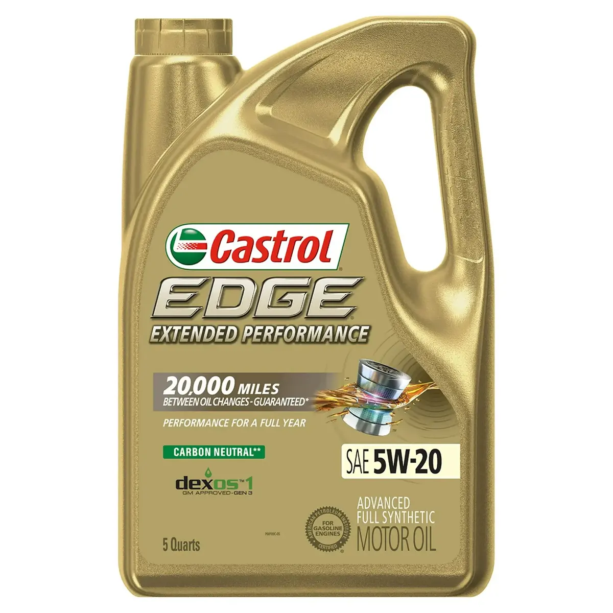 Моторное Масло Castrol Edge с увеличенной производительностью 5W-20, 5 литр, корпус 3