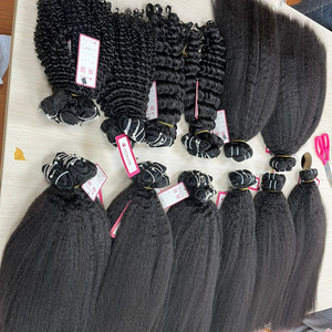 Extensions de cheveux humains brésiliens vierges 100% Remy de couleur naturelle de 6 à 28 pouces avec tissage brésilien - Product Image 5