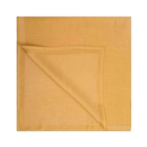 ผ้าพันคอพิมพ์ลายโมโนแกรมสีเหลืองกลิตเตอร์ 100x100 - Product Image 1
