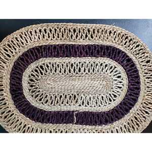 Paillasson en jute durable et élégant, respectueux de l'environnement, par Mukherjee Handicrafts, 49 cm x 33 cm x 1 cm - Product Image 4