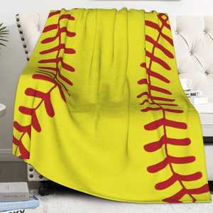 Mantas de béisbol de franela acogedoras y ligeras, Súper suaves, manta deportiva para niños y niñas, regalos de béisbol para niños, súper cómodas - Product Image 5