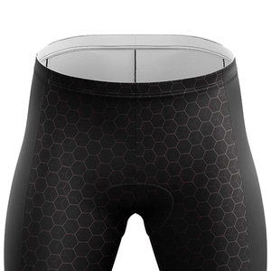 Shorts de cyclisme pour hommes sur mesure en gros OEM, marque privée, shorts d'équipe de cyclisme, rembourrage confortable, collants de vélo de route fabriqués au Pakistan - Product Image 3
