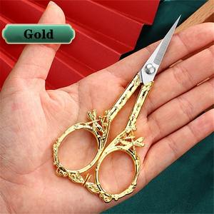 Vintage Dragonfly Embroidery Retro Small Stainless Steel Sharp Straight Blade <b>Cuticle</b> <b>Scissors</b> Customized Logo Durable Design - Product Image 6