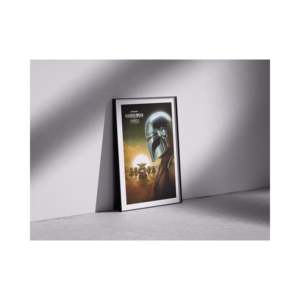 Digital Printed the Mandalorian & Grogu Sunset <b>Poster</b> Plastic Material for Home Decorative Usage - Product Image 4