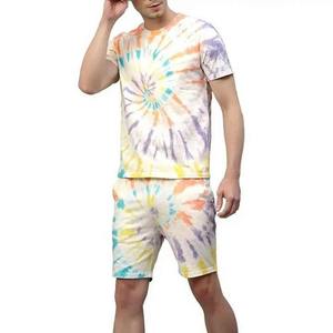 El mejor traje deportivo de verano de calle para hombre, cómodo 100% de algodón, transpirable, de secado rápido, Camiseta corta, Conjunto de camiseta para correr de talla grande - Product Image 6