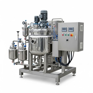 Mélangeur émulsifiant sous vide en acier inoxydable à cisaillement élevé pour une crème uniforme, une lotion, un gel, une sauce alimentaire, performances de mélange stables, 500L - Product Image 2