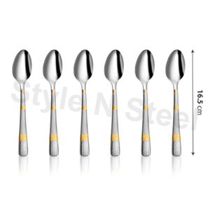 Eco-Friendly Elegant Stainless Steel Cutlery Set Unique Design Honey Spoon <b>Dinner</b> <b>Knife</b> Wholesale Collection of Metal Utensils - Product Image 3