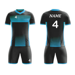 Uniforme de football d'équipe de sport personnalisé 100% Polyester, uniforme de football professionnel personnalisé à vendre - Product Image 4