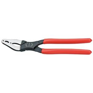 คีมจับวงแหวน Knipex รุ่น Atramentized สีดำ ดีไซน์หัวตรง ด้ามจับขัดเงาเคลือบพลาสติก - Product Image 1