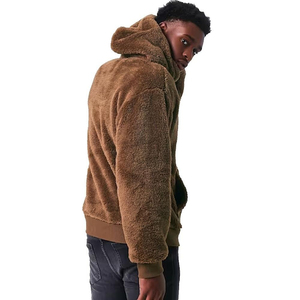 Sweat à capuche en mohair tendance pour homme, chaud et respirant, fournisseur OEM de sweats à capuche en tricot, étiquette privée - Product Image 4