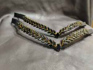 Crystal Brow Band Productos de alta calidad con buen acabado 100% acolchado suave de cuero - Product Image 5