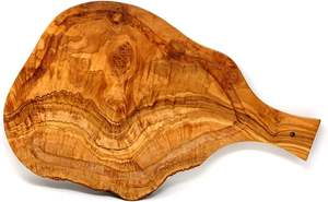 Tabla de cortar de madera con forma de rectángulo de diseño de lujo con asas Tabla de cortar de madera de acacia natural elegante al precio más bajo - Product Image 3