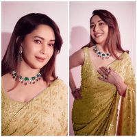 Derniers designs indiens traditionnels modernes Bollywood Celebrity Inspired Sequins Saree Disponible au prix de gros
