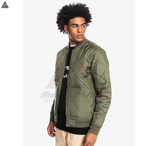New OEM Custom Sporty <b>Canvas</b> Bomber <b>Jacket</b> with Stand Collar and Front Logo for <b>Men</b>-High Quality Winter Casual Wear - Product Image 4