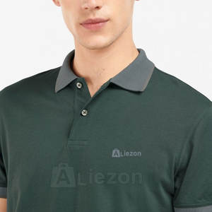 T-shirt polo grande taille pour homme, vêtements d'été, t-shirts polo de couleur unie pour adulte - Product Image 5