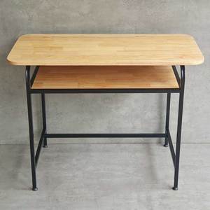 BD68099 100x50cm Rubber Wood Computer Table Modern and Simple Office <b>Desk</b> with <b>Foldable</b> Bookshelf Durable Assembled for Hotels - Product Image 6