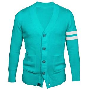 2026 plus hiver Cardigan pull avec couleur personnalisée et broderie pull en tricot sororité université collège pull unisexe - Product Image 5