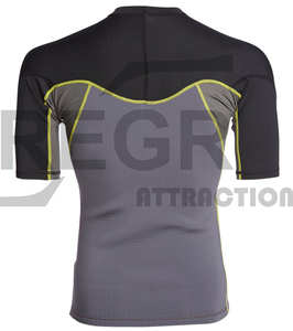 Maillots de compression personnalisés avec logo UV pour la gym et le MMA, en Lycra sublimé, pour hommes, livraison DHL FedEx, protection UV, BJJ, surf, Jiu Jitsu - Product Image 1