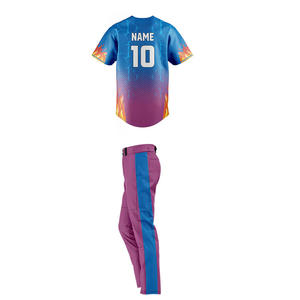 Camisetas de béisbol con impresión personalizada de alta calidad, uniforme de béisbol, conjunto de uniforme de Béisbol Juvenil para hombres 2025 - Product Image 2