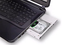 Handisen 9.5mm/12.7mm Laptop HDD Caddy USB SATA Aluminium Alloy 2TB MAX Garansi 12 Bulan Stok Tersedia
