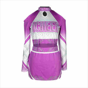 Fabricant d'uniformes de cheerleading légers en polyester en gros pour les États-Unis, le Royaume-Uni, l'Europe, services OEM de marque privée, couleurs personnalisées - Product Image 3