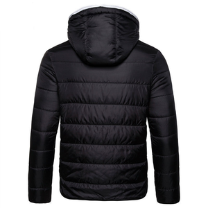Chaqueta acolchada unisex | Abrigo de invierno acolchado clásico para hombres y mujeres Chaqueta acolchada con capucha | Abrigo de invierno acolchado cálido - Product Image 4