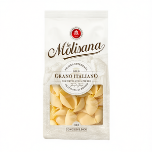 Molisana Pasta No. 313 Durum <b>Wheat</b> Jumbo Shells Unrefined 500g Bag 12pcs - Product Image 2