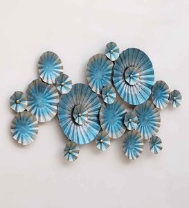 Tenture murale d'art mural de luxe minimaliste très vendue articles de décoration en fer couleur personnalisée en métal pour le bureau - Product Image 3