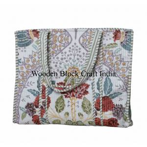 Sac fourre-tout en coton surdimensionné à prix de gros pour femmes, sac à bandoulière bohème pour la plage, sac de shopping durable avec poignées confortables - Product Image 2