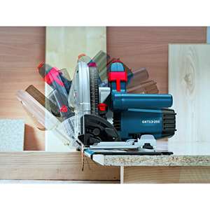 6-1/2 pouces Scie à rail électrique de précision avec fonction de plongée pour le bricolage et l'industrie du bois, avec mallette de transport - Product Image 1