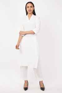 High Quality Cotton Indian <b>Kurtis</b> for Women Summer Indian Style Stretchable Izzu International for Parties and Diwali - Product Image 4