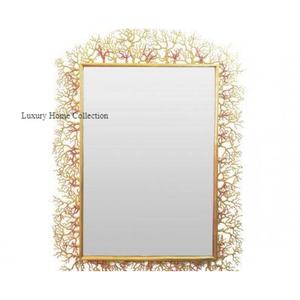 Forged Stylist Metal Bathroom <b>Hanging</b> <b>Mirror</b> Brown Color Decorative Style Restaurant and Hotel Wall Mounted <b>Mirror</b> Supplies - Product Image 5