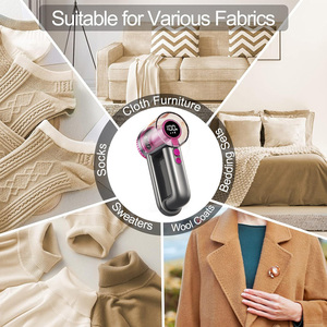 Rasoir à tissu portable DrFlash, rasoir électrique rechargeable pour enlever les peluches des pulls en laine, des manteaux, appareil <span class=keywords><strong>anti</strong></span>-boulochage puissant pour les vêtements - Product Image 2