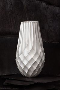 4 PIECE VINTAGE <b>CREAM</b> COLOUR METAL <b>VASE</b> SET NEW DESIGN METAL FLOWER <b>VASE</b> DECORATION USE AS HOME DECORATION - Product Image 2